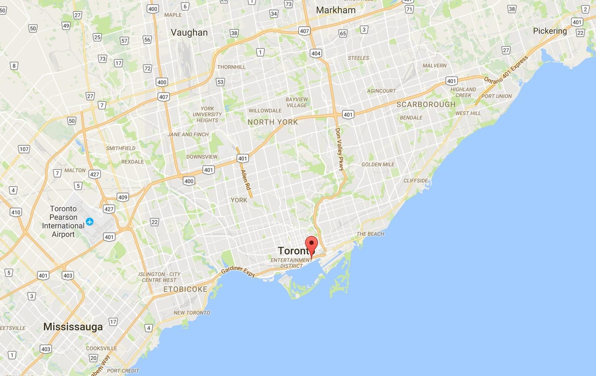 Kart Şərqi Бейфронт rayonu, Toronto