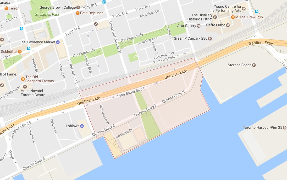 Kart Şərqi Бейфронт rayonunda Toronto