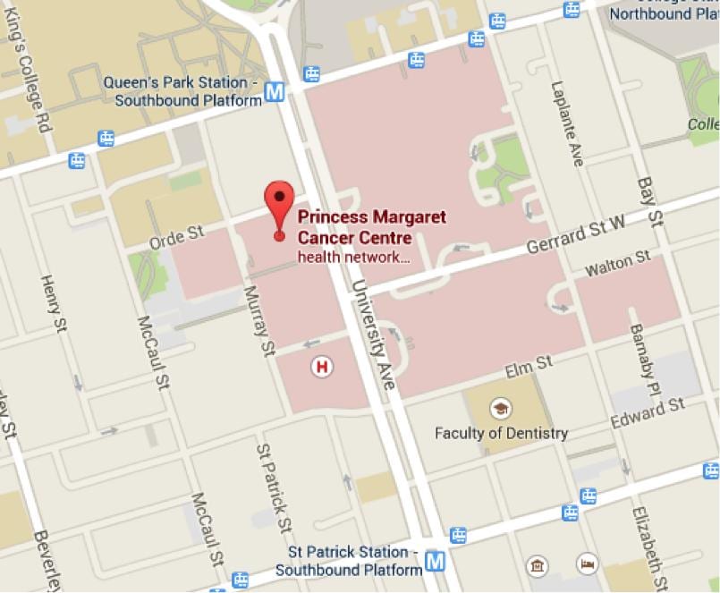 Kart Şahzadə Marqaret onkoloji Mərkəzi Toronto