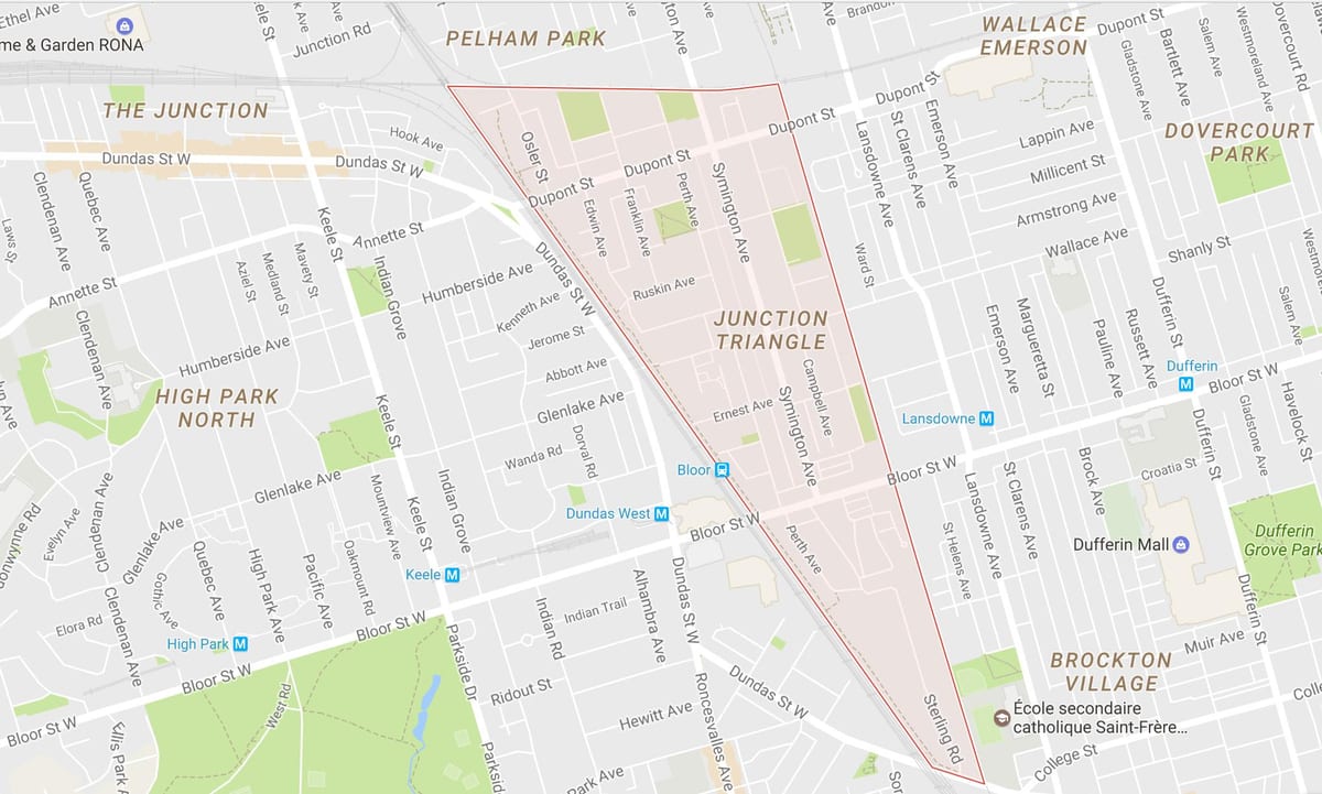 Kart Джанкшен rayonunda üçbucaq Toronto