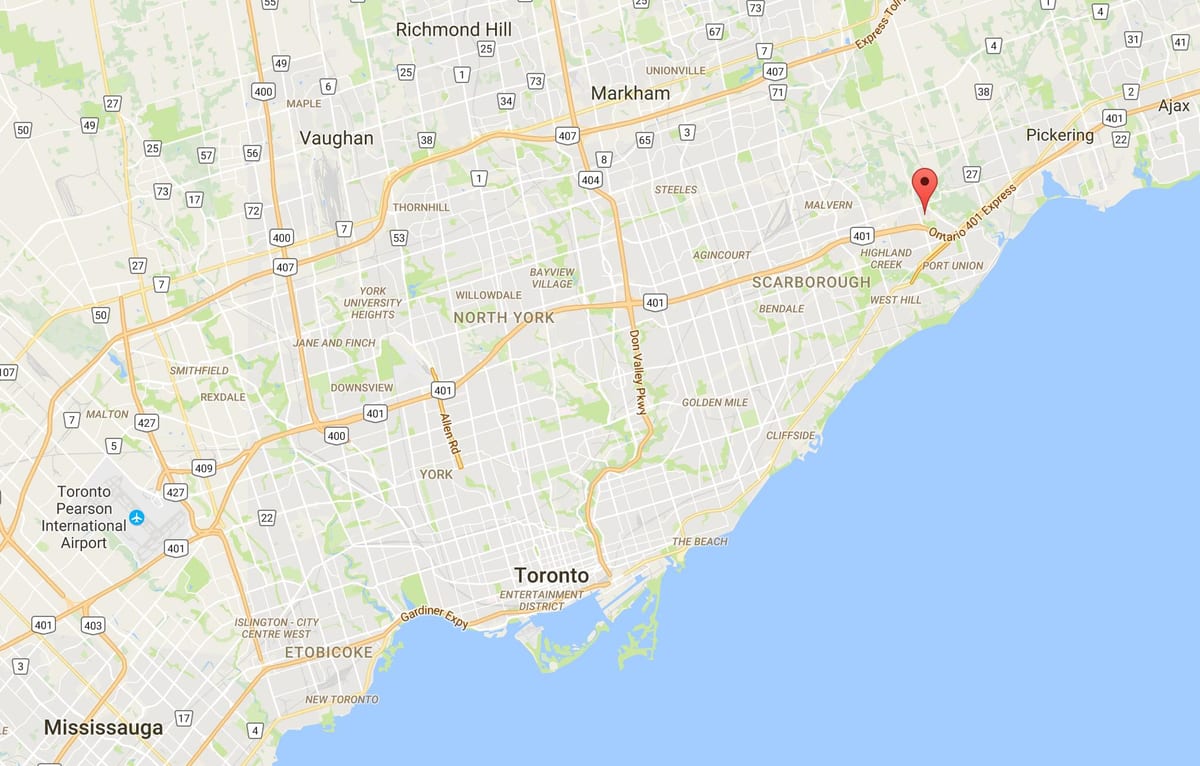 Xəritə məlumat rayonu, Toronto