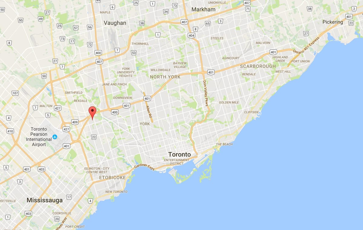 Kart kingsview rayonunda Toronto