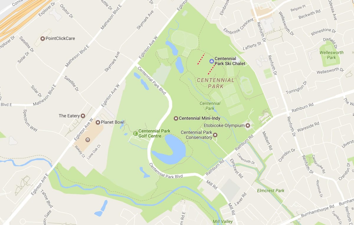 Kart Park centennıal rayonunda Toronto
