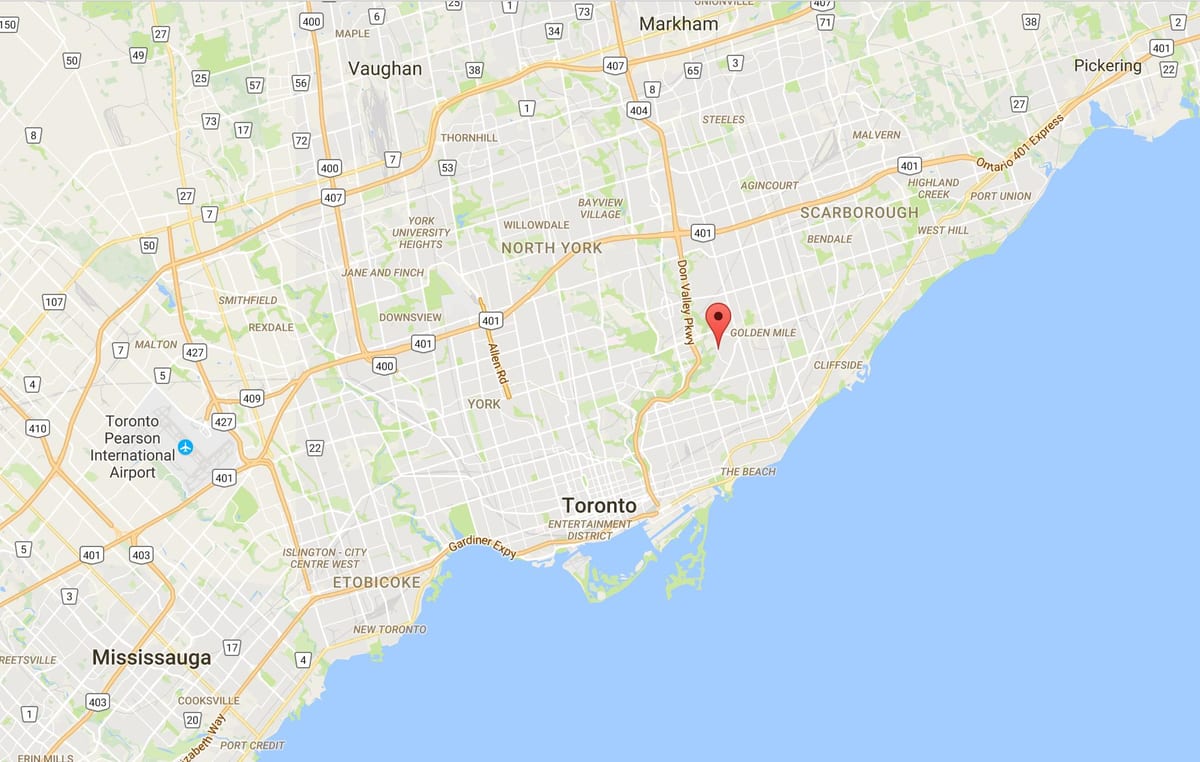 Kart Бермондси rayonu, Toronto