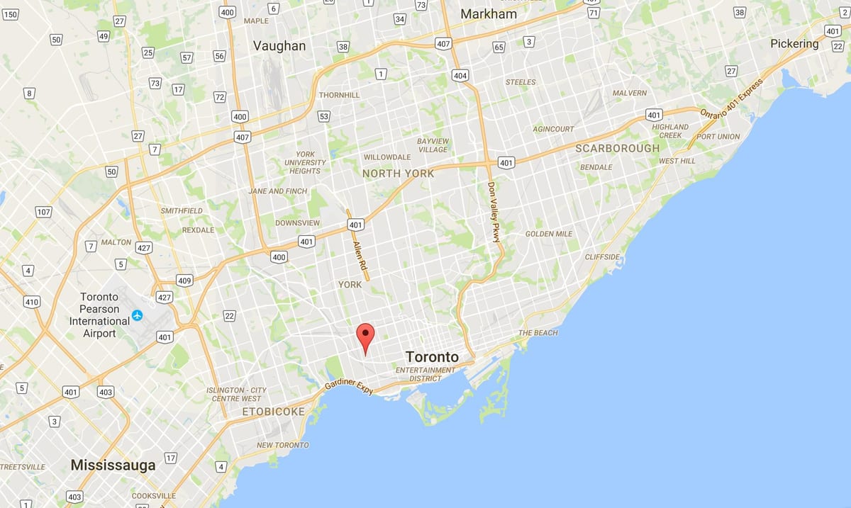 Kart Броктоне rayonunda Toronto