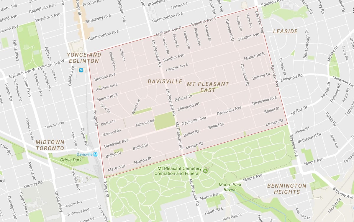 Kart Дависвилль kənd rayonunda Toronto