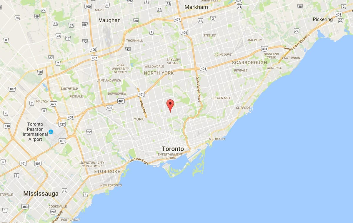 Kart Дависвилль rayonunda Toronto