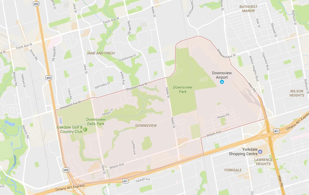 Kart Даунсвью rayonunda Toronto