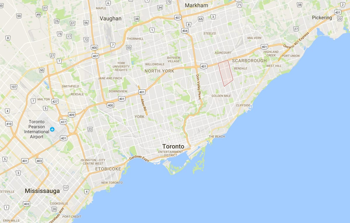 Kart Дорсет rayonunda Toronto
