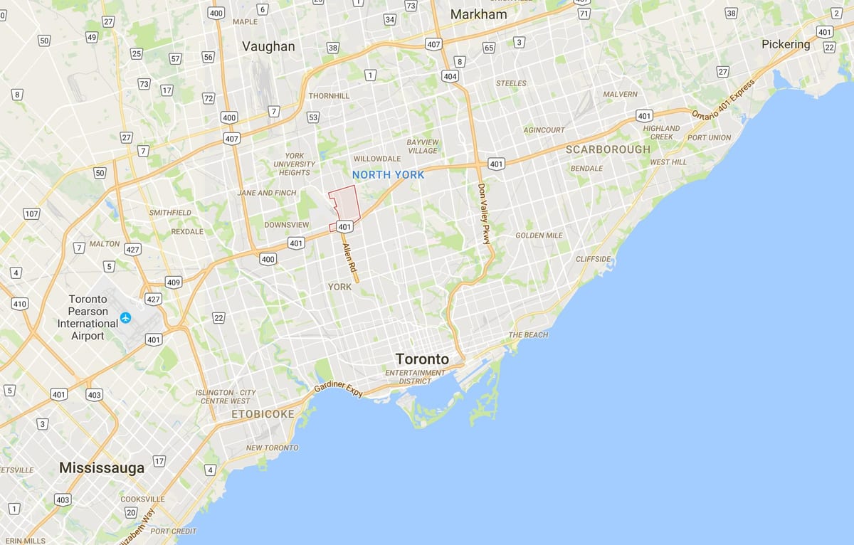 Kart Клантоне rayonunda Toronto