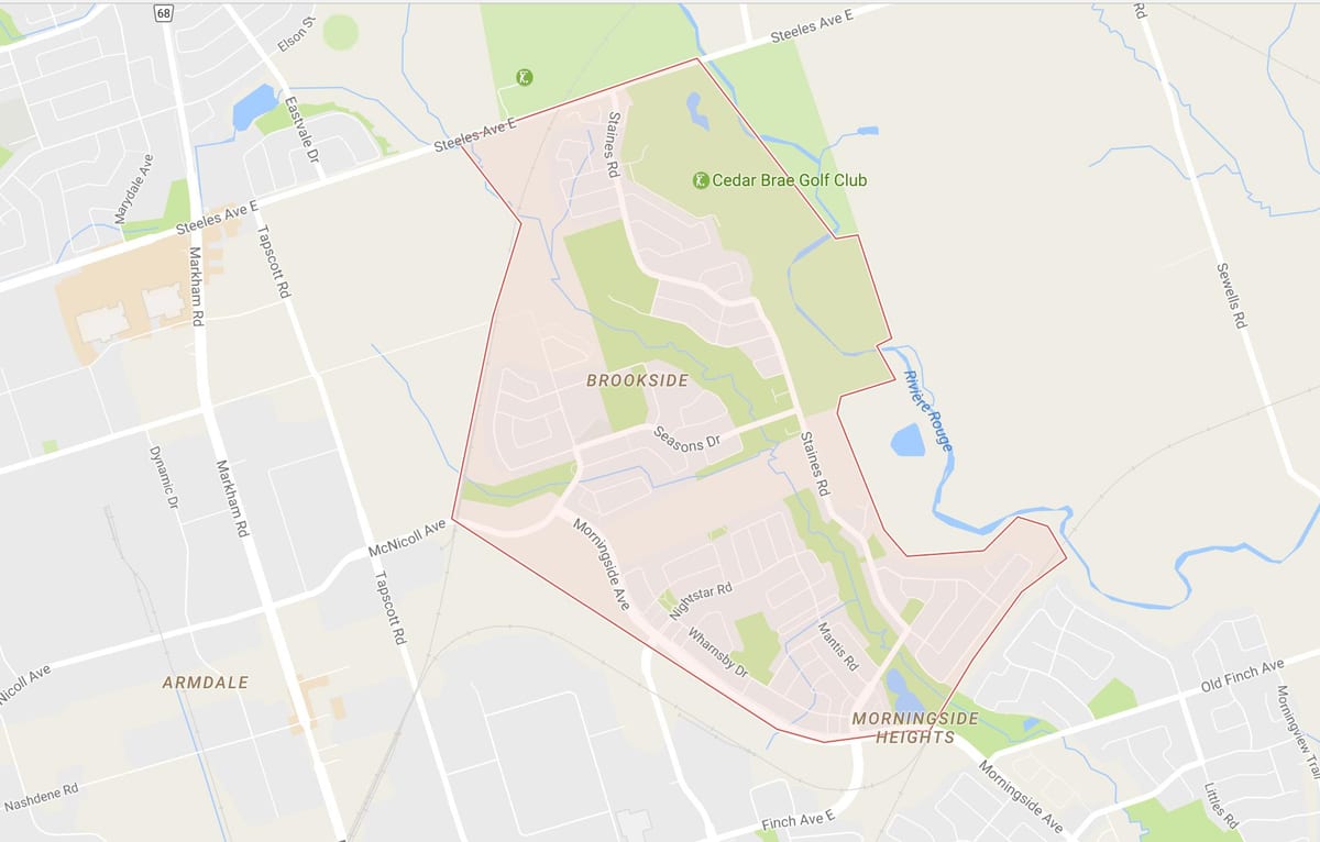 Kart Морнингсайд Хайтс rayonunda Toronto