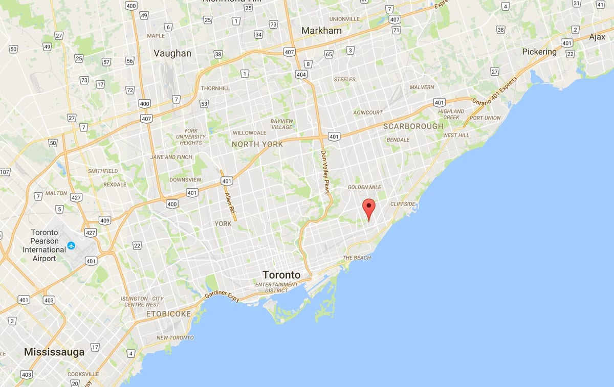 Kart Окридж rayonu, Toronto