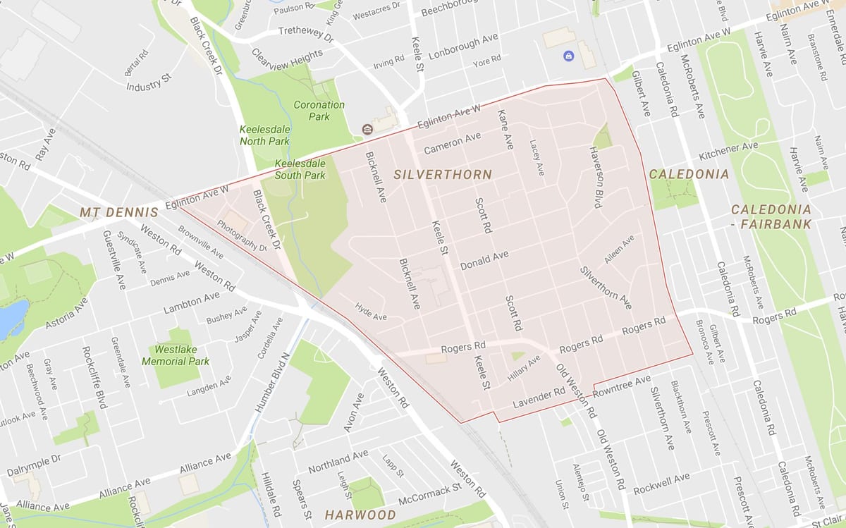 Kart Сильверторн rayonunda Toronto