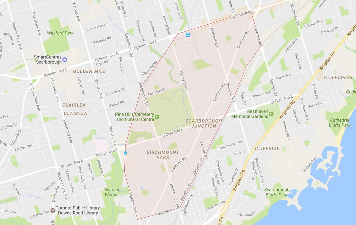 Kart Скарборо Джанкшн rayonunda Toronto