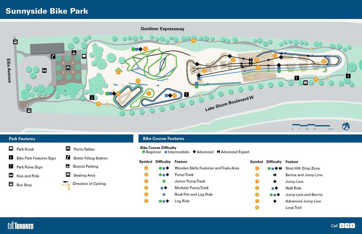 Kart günəş tan velosiped Park Toronto