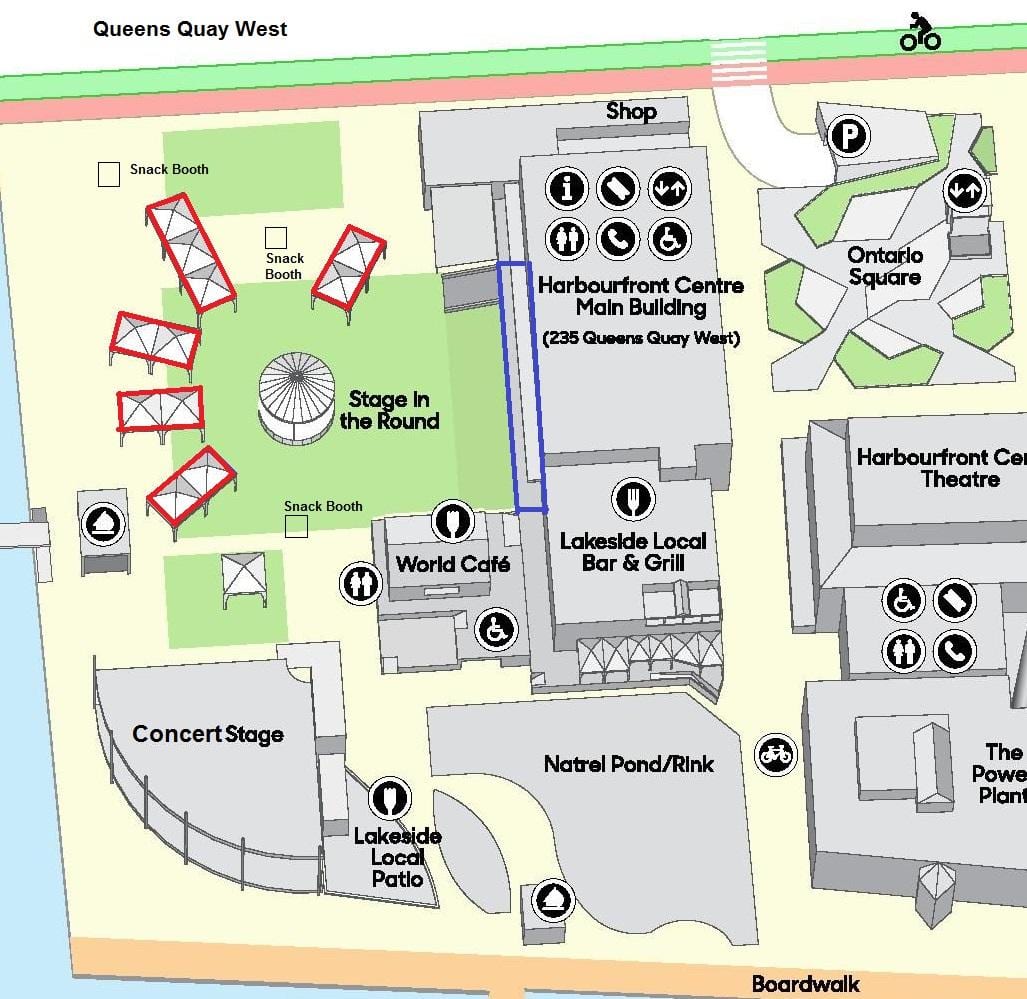 Kart Toronto harbourfront Mərkəzi 