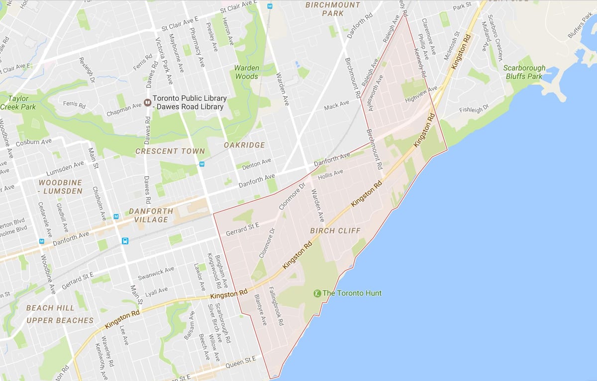 Kart ağcaqayın rayonunda uçurum Toronto