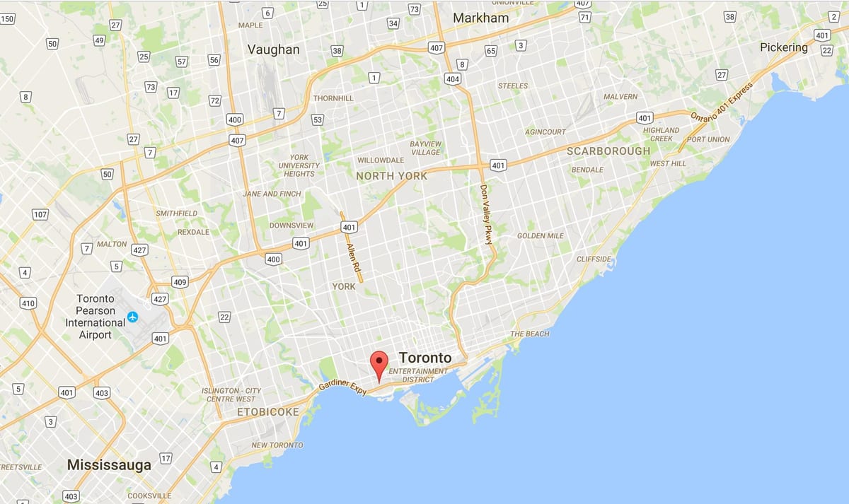 Kart Либерти rayonunda Toronto