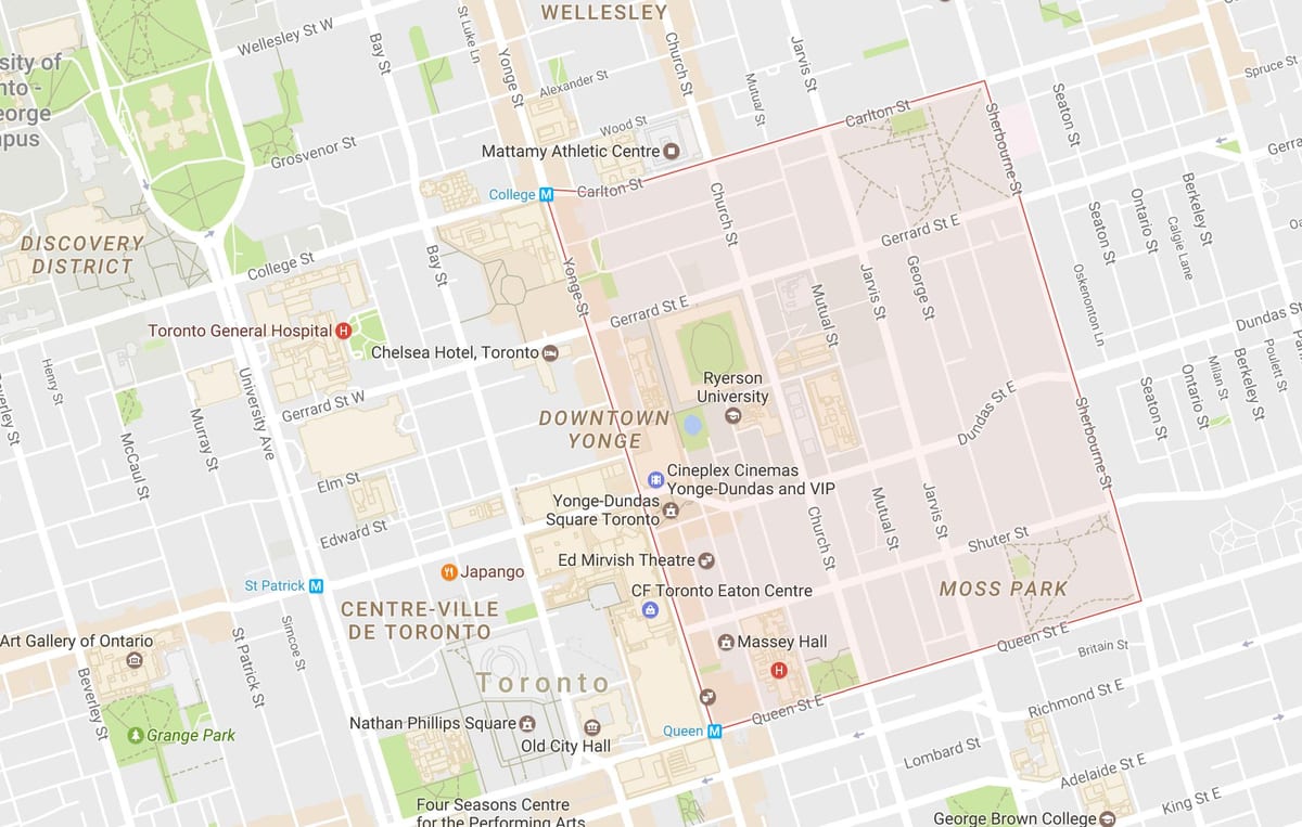 Kart Toronto Toronto Siti