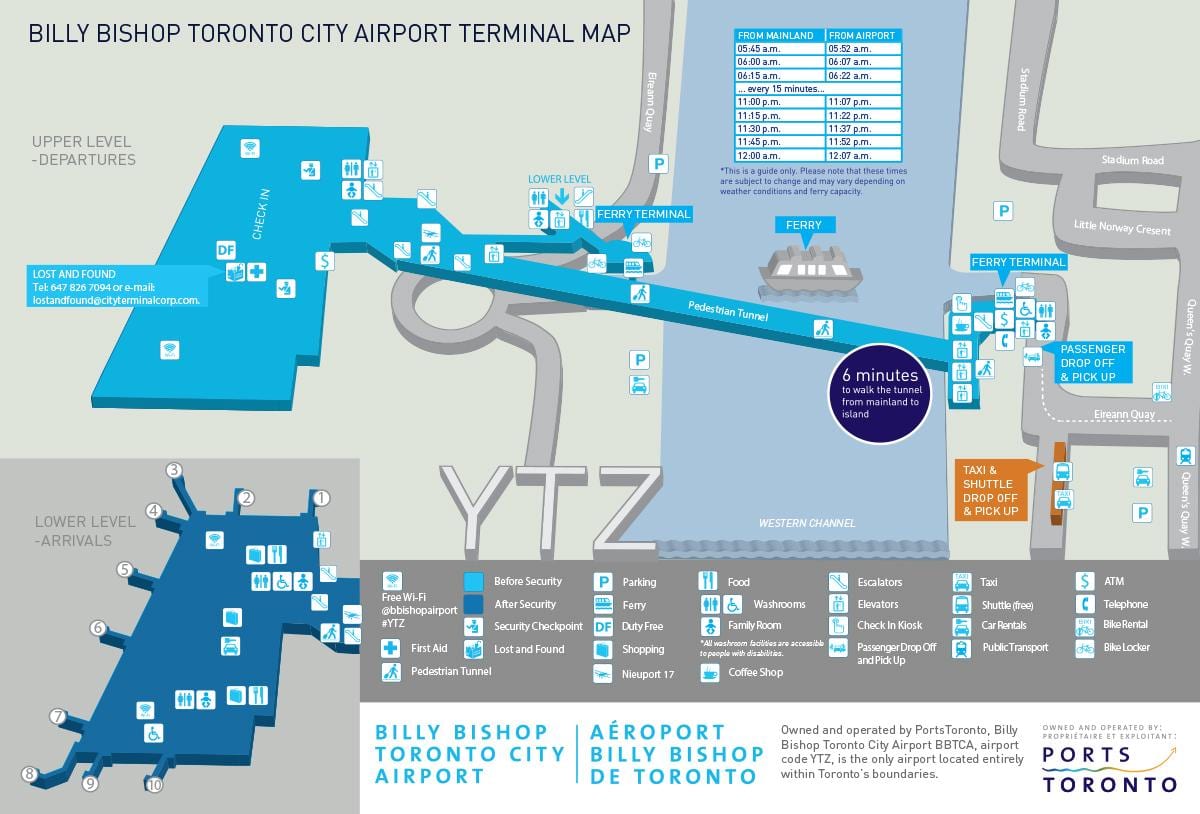 Kart hava limanı Billy Бишоп Toronto Siti 