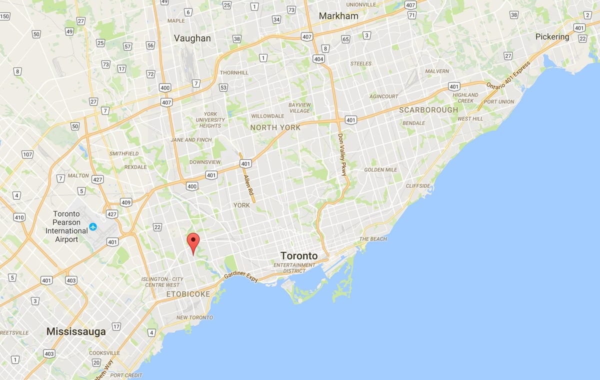 Kart Кингсвэй rayonu, Toronto