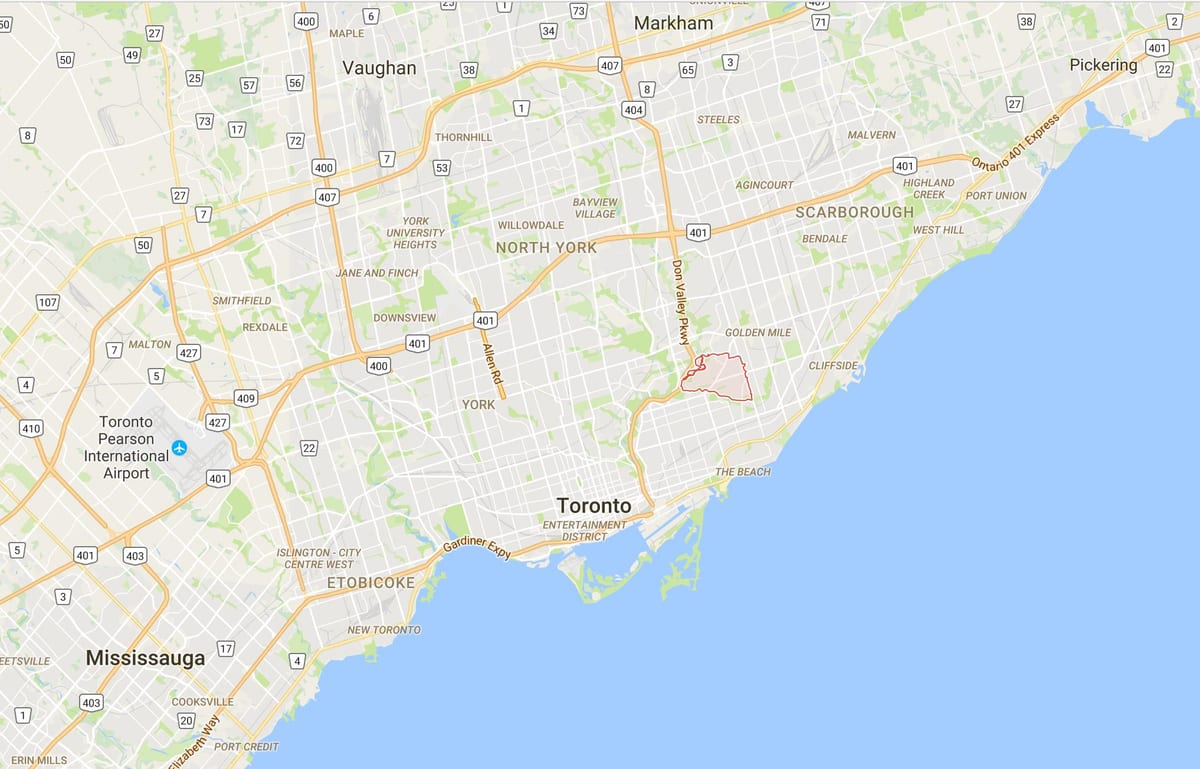 Kart уздечку rayonu yol Toronto