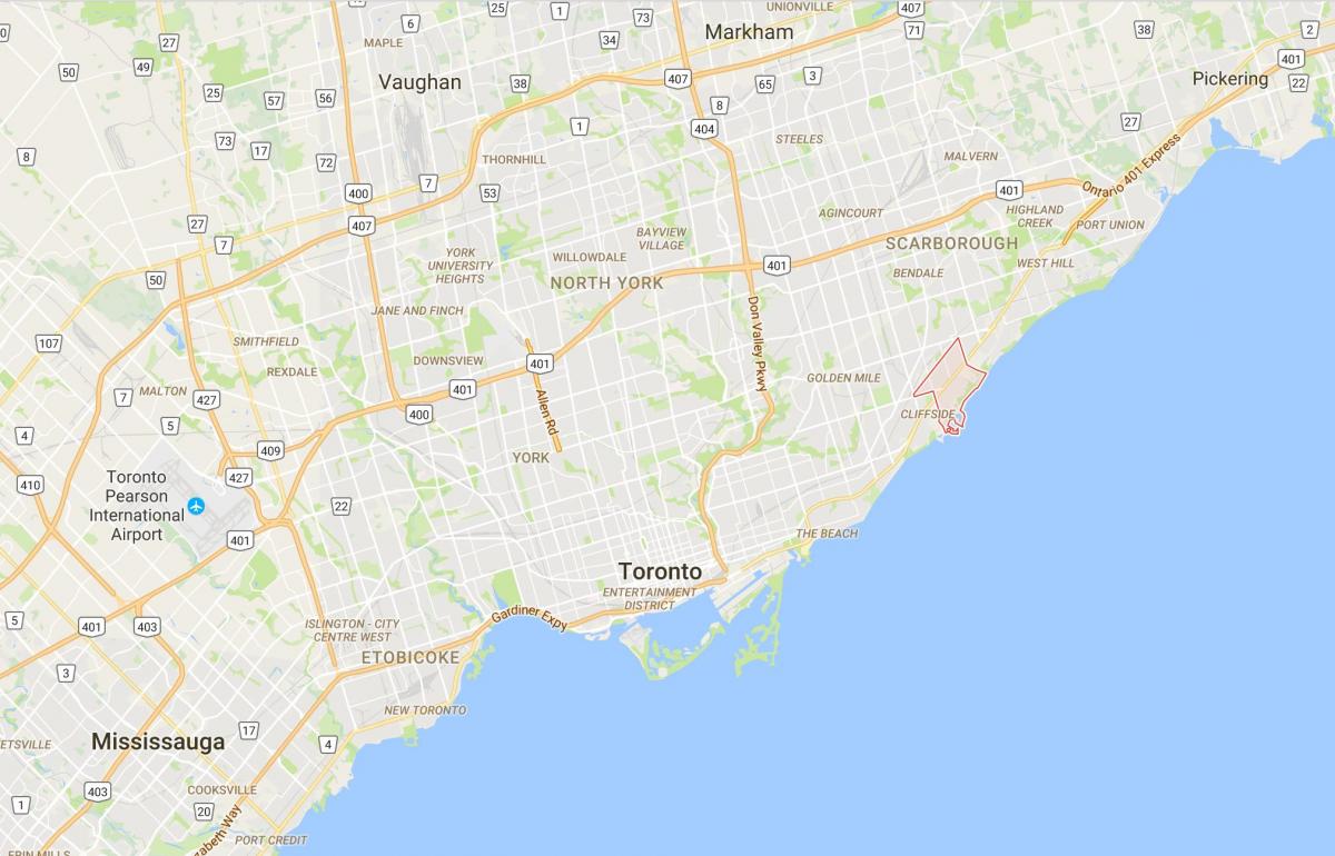 Kart Cliffcrest rayonu, Toronto