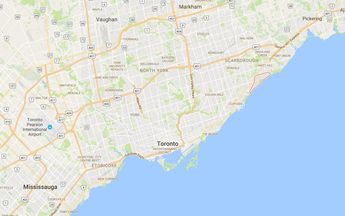 Kart Guildwood rayonu, Toronto