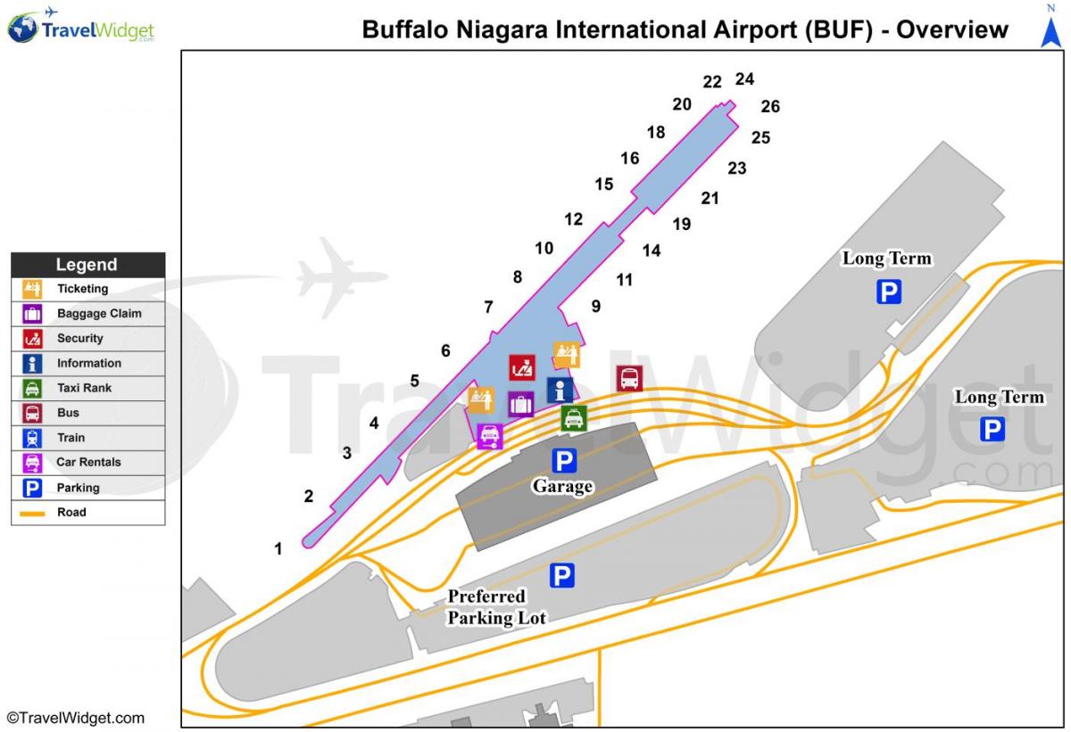 Kart hava limanı Buffalo Niagara 