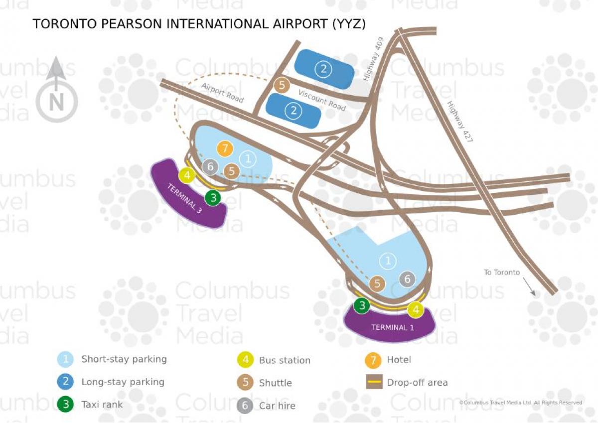 Kart hava limanı Toronto Pearson 