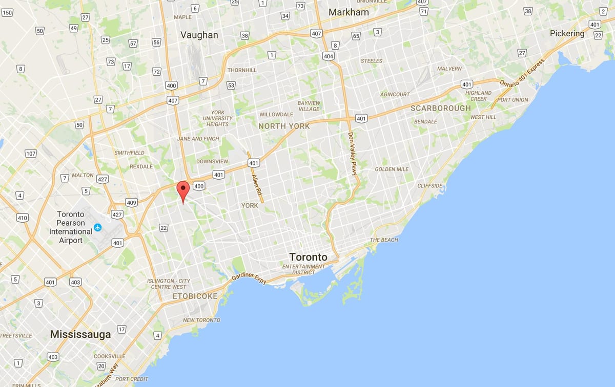 Kart Humber yüksəkliklərdə – Уэстмаунт rayonu, Toronto