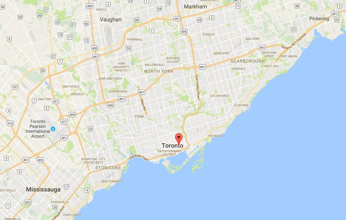 Kart Köhnə şəhər Toronto