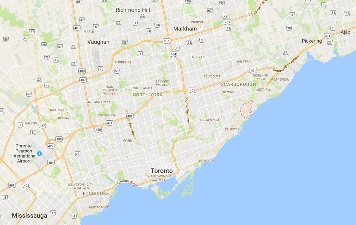 Kart Скарборо rayonunda Toronto