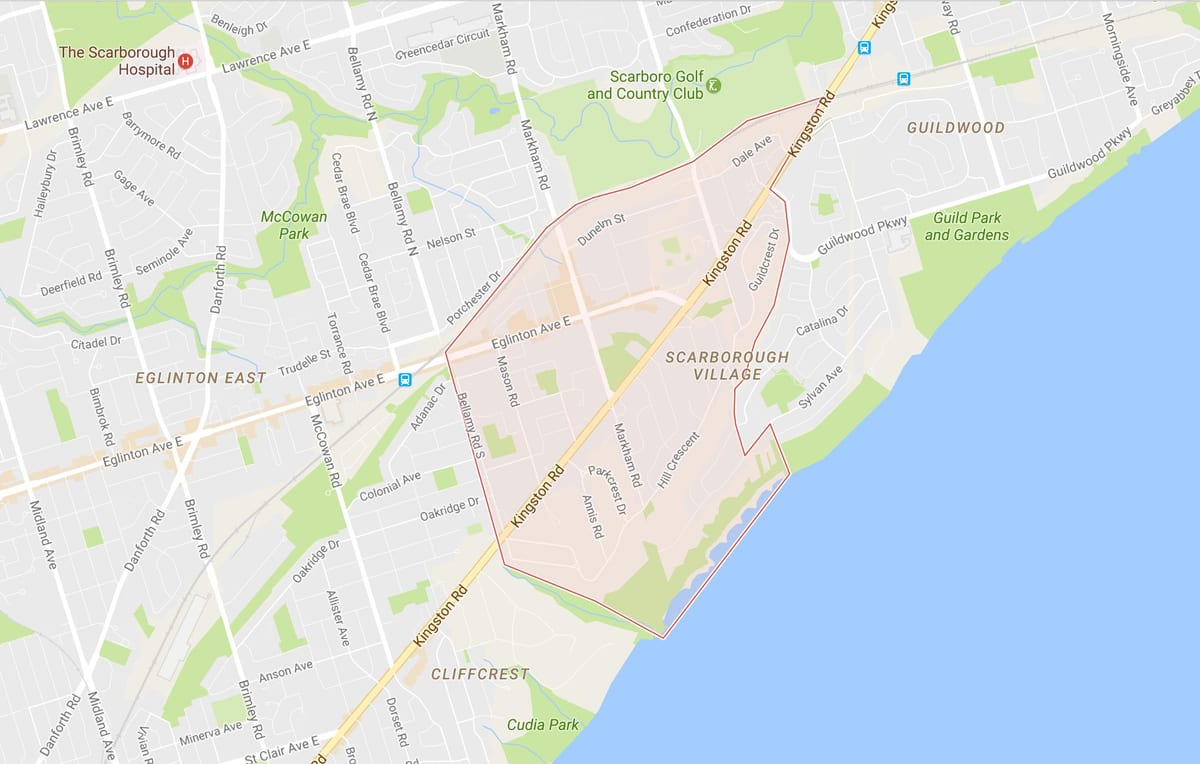 Kart Скарборо kənd rayonunda Toronto