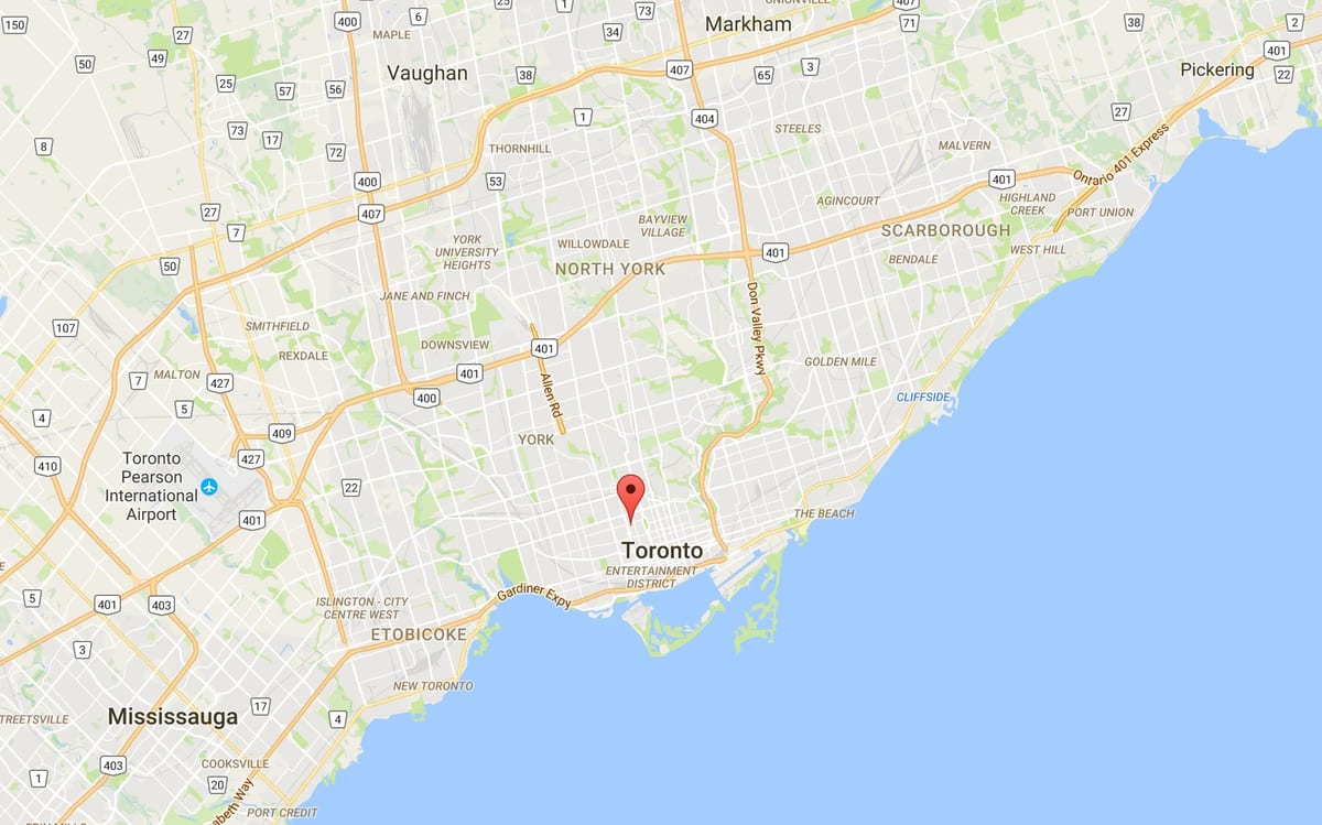 Kart kampus universitetinin Toronto