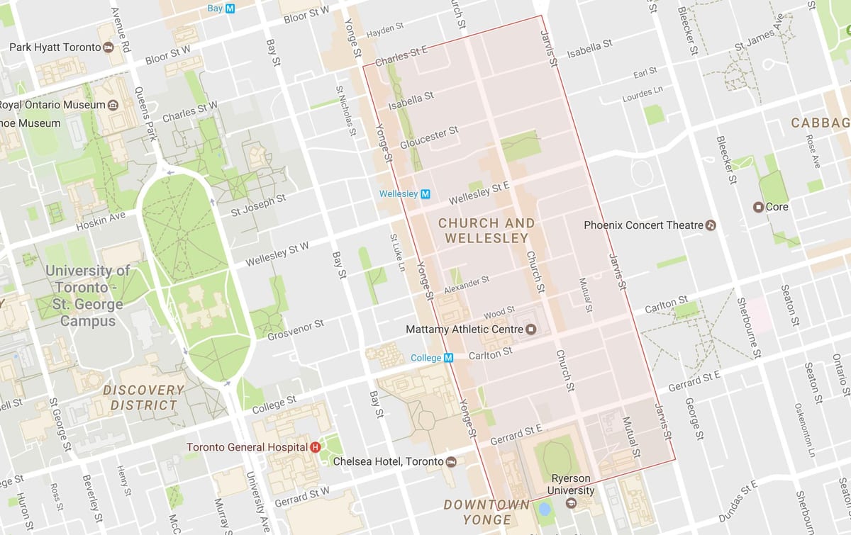 Kart Kilsə və Уэллсли rayonunda Toronto