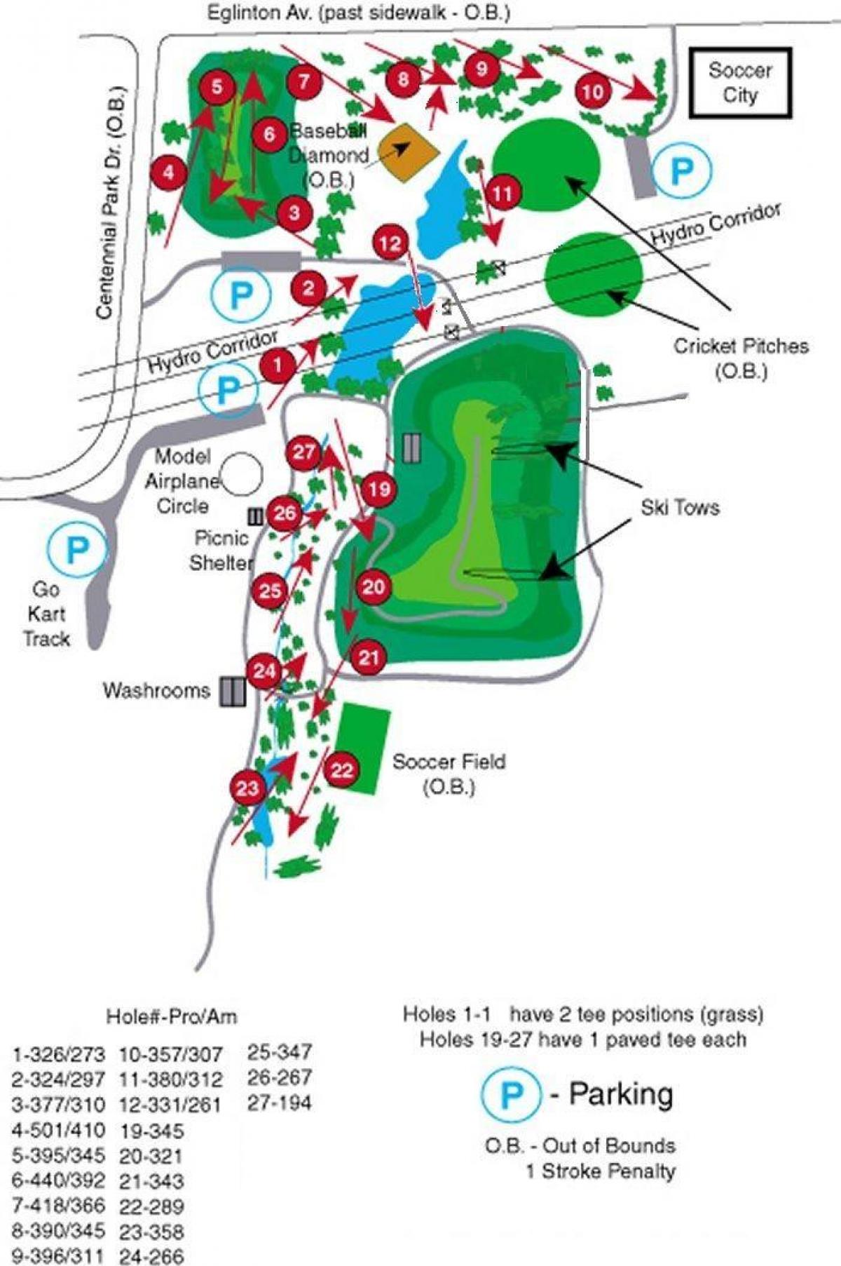 Kart kursları Сентенниал Park golf-Toronto