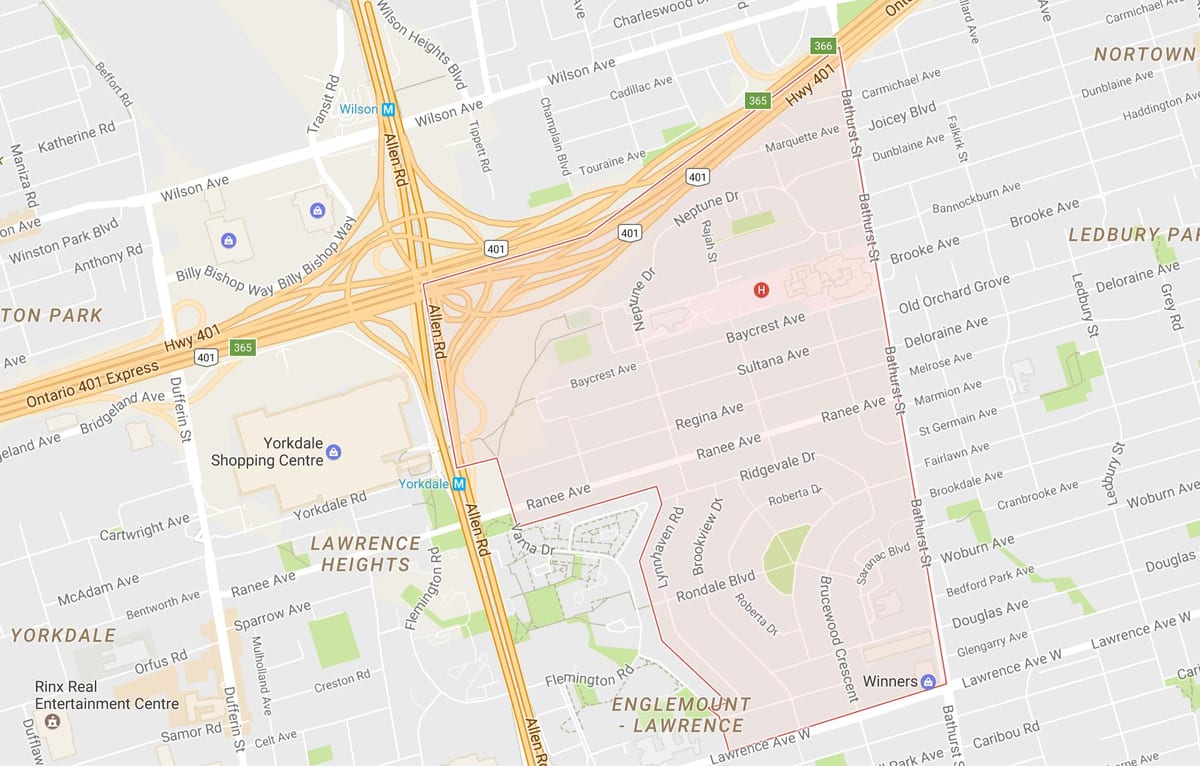 Kart Lourens rayonunda həyətyanı Toronto