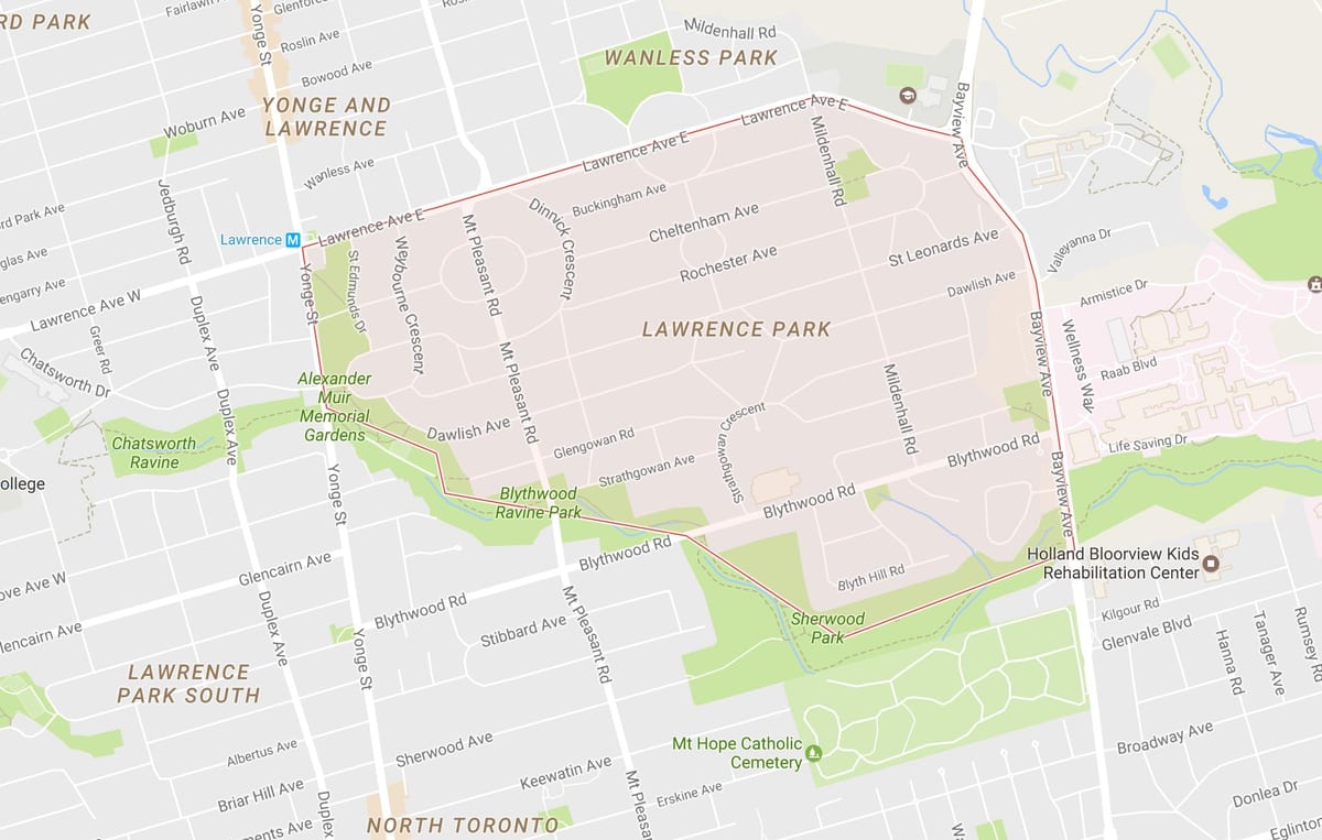 Kart Lourens-Park rayonunda Toronto