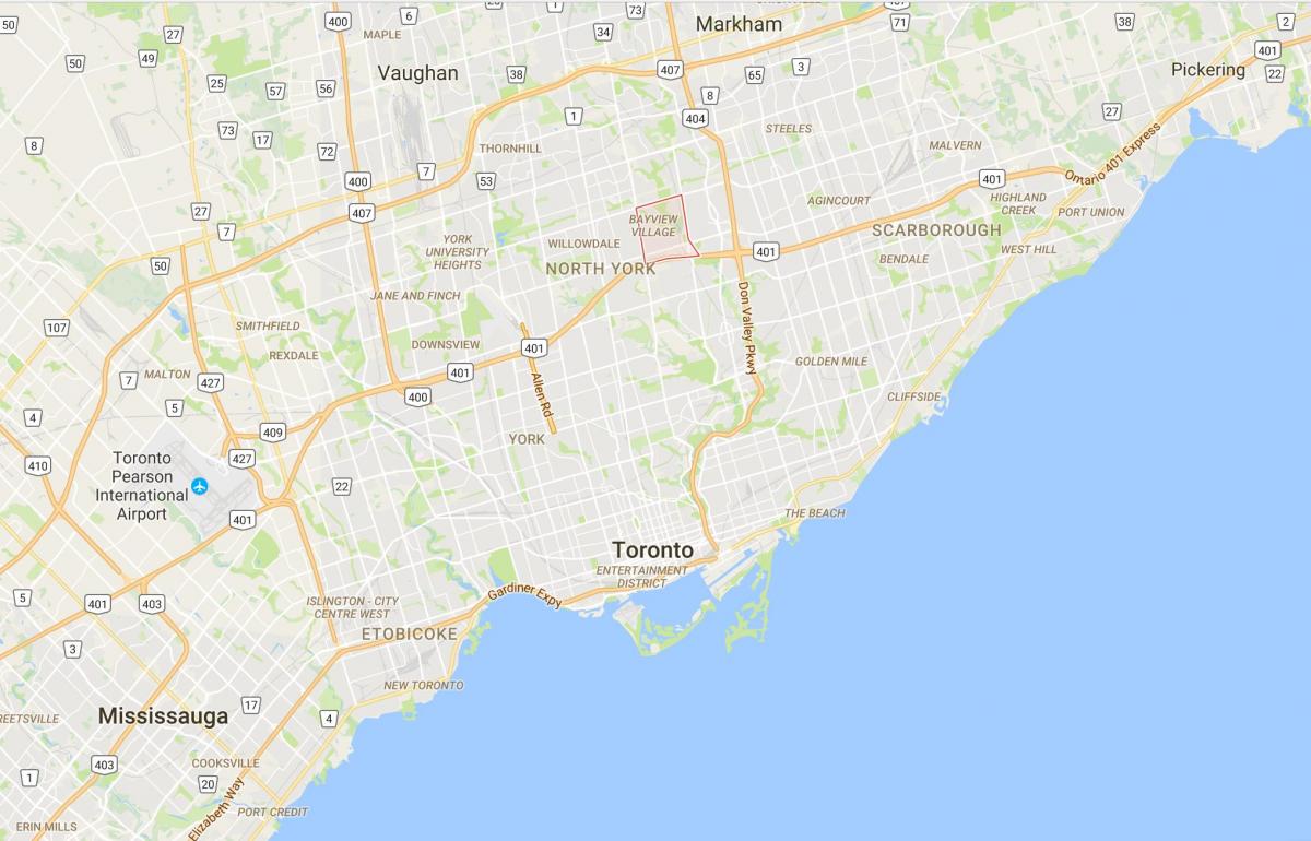 Kart Бэйвью rayonunda Toronto