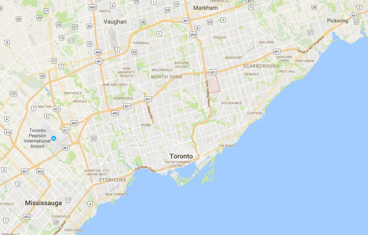 Kart Parkwoods rayonu, Toronto