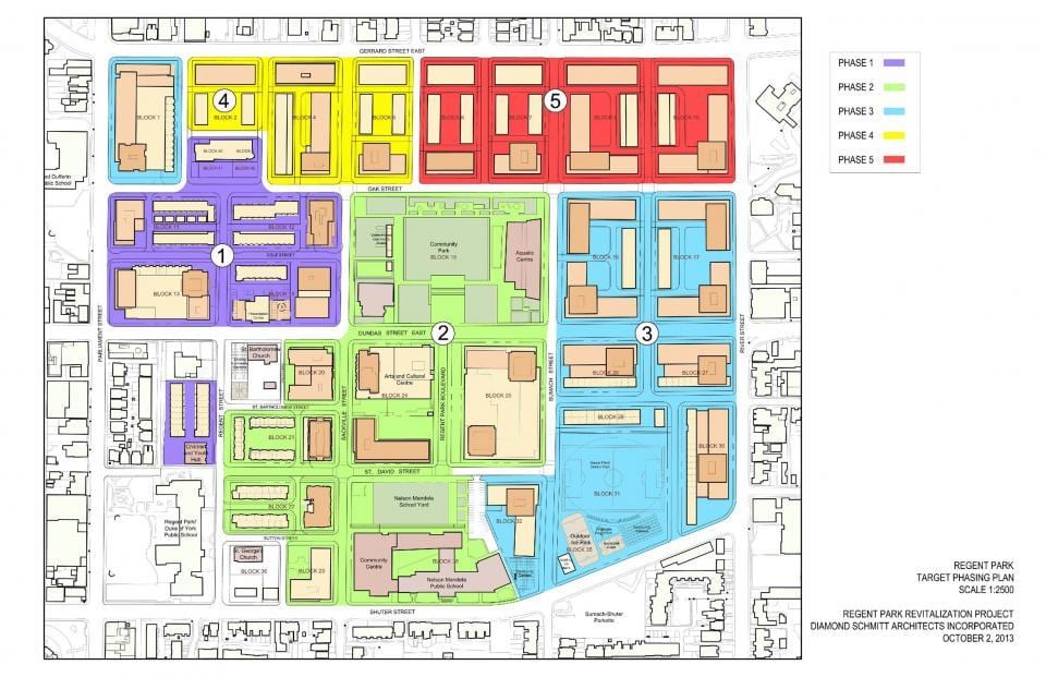 Xəritə plan İntibah Риджентс-Park Toronto