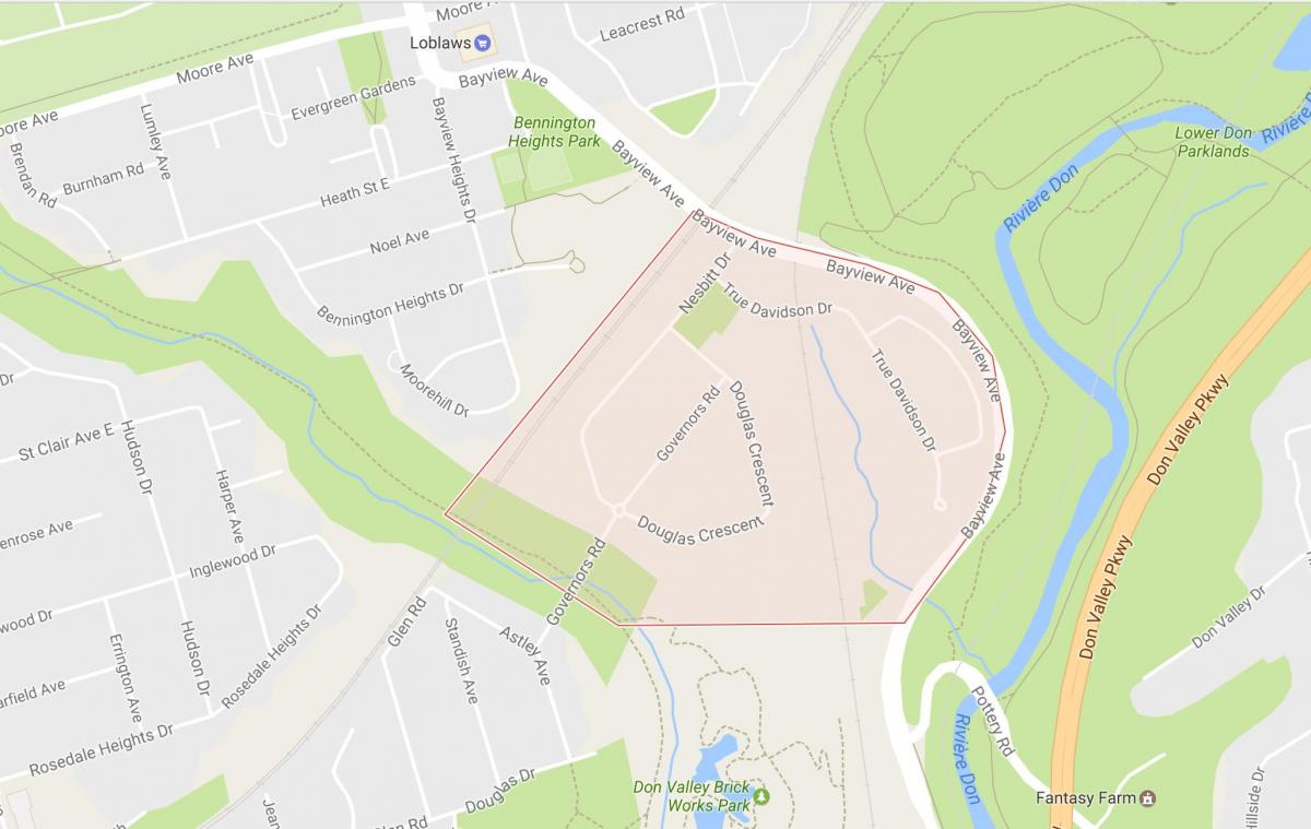 Kart Губернаторский körpü rayonunda, Toronto