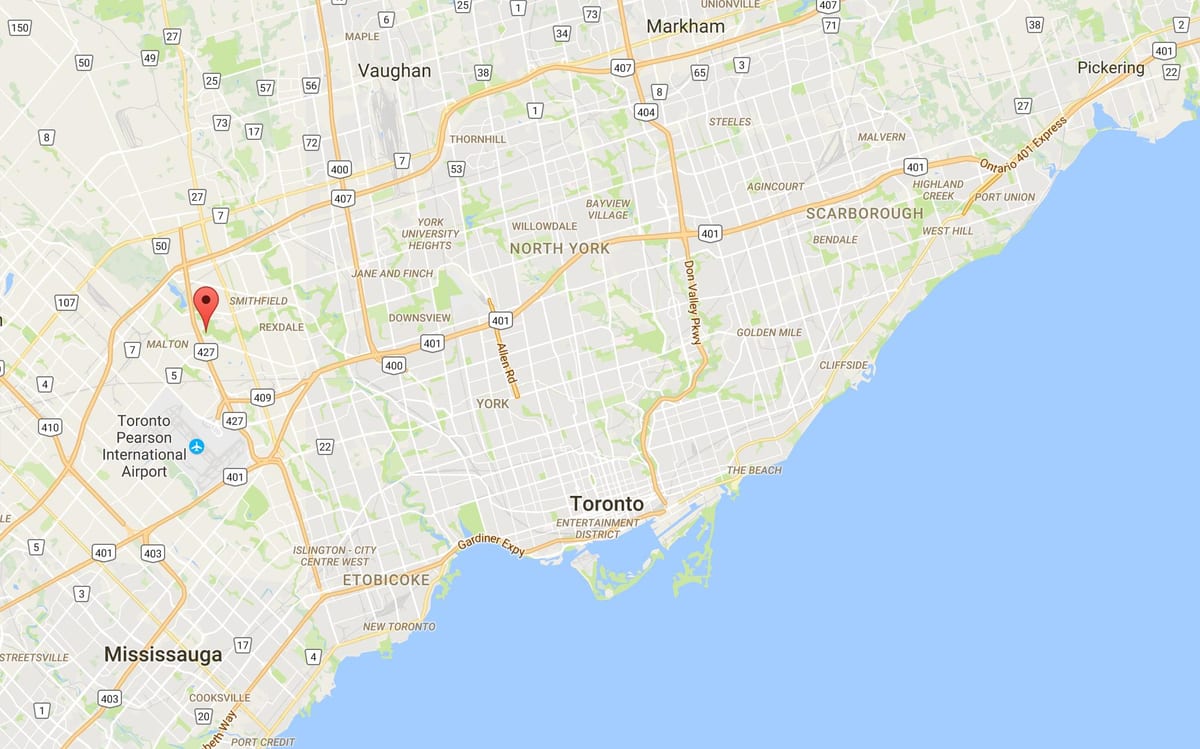 Xəritə ətrafında Toronto