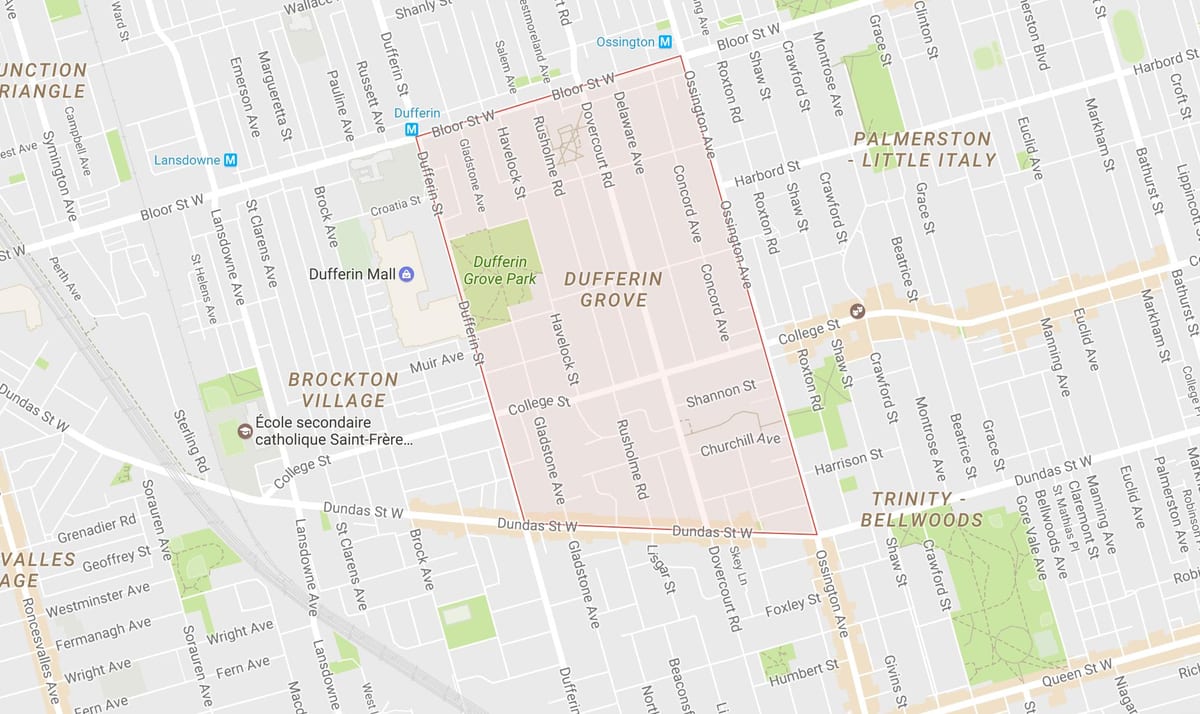 Kart Дафферин Гроув rayonunda Toronto