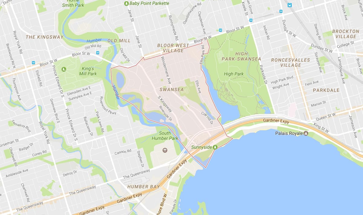 Kart Swansea rayonunda Toronto