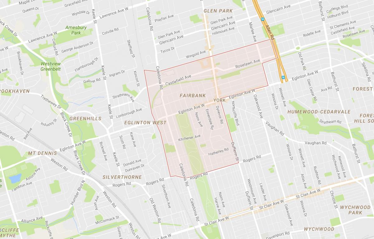 Kart Фейрбэнк rayonunda Toronto