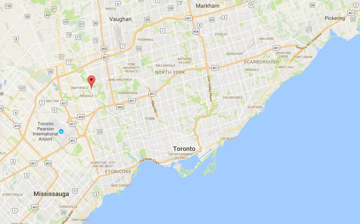 Kart Thistletown rayonu, Toronto