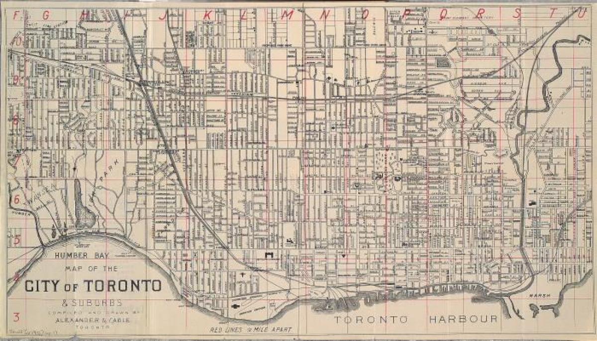 Kart Toronto 1902