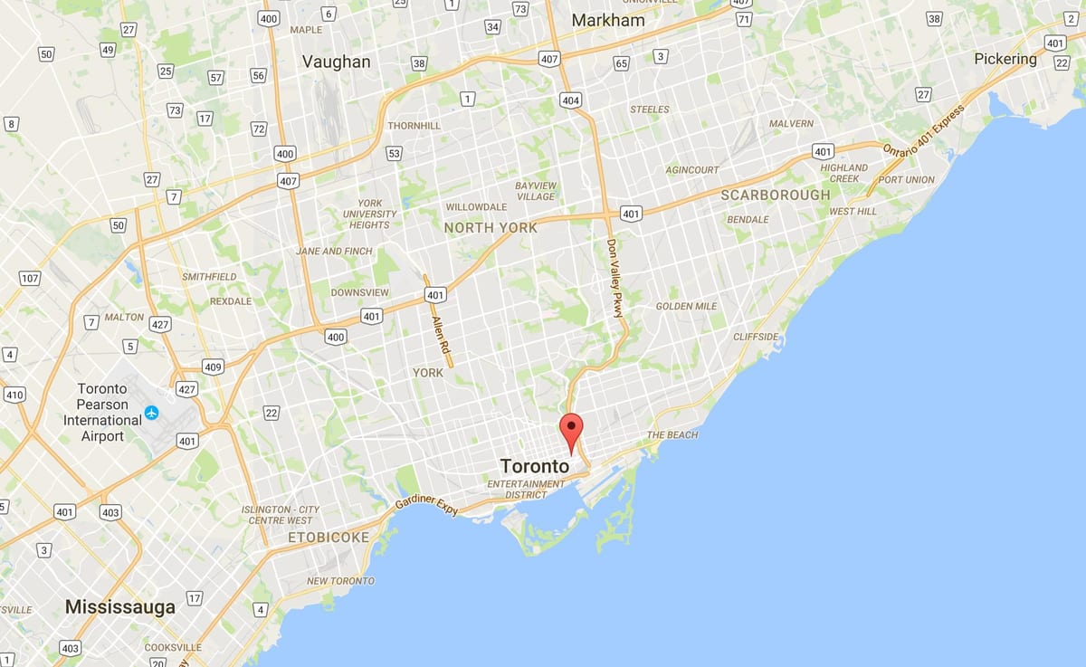 Kart Trefann məhkəmə rayonunun Toronto